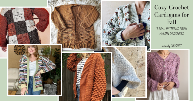 Cozy Crochet Cardigans for Fall — Real Patterns From Human Designers